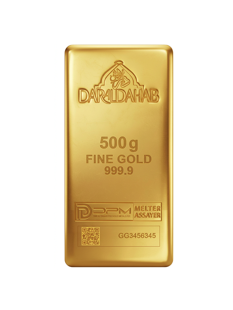دار الدهب سبائك ذهبية كبيرة 500 جرام