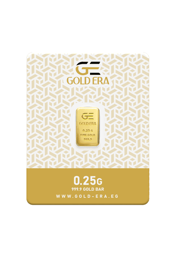 Gold Era سبائك ذهبية مغلفة 0.25 جرام