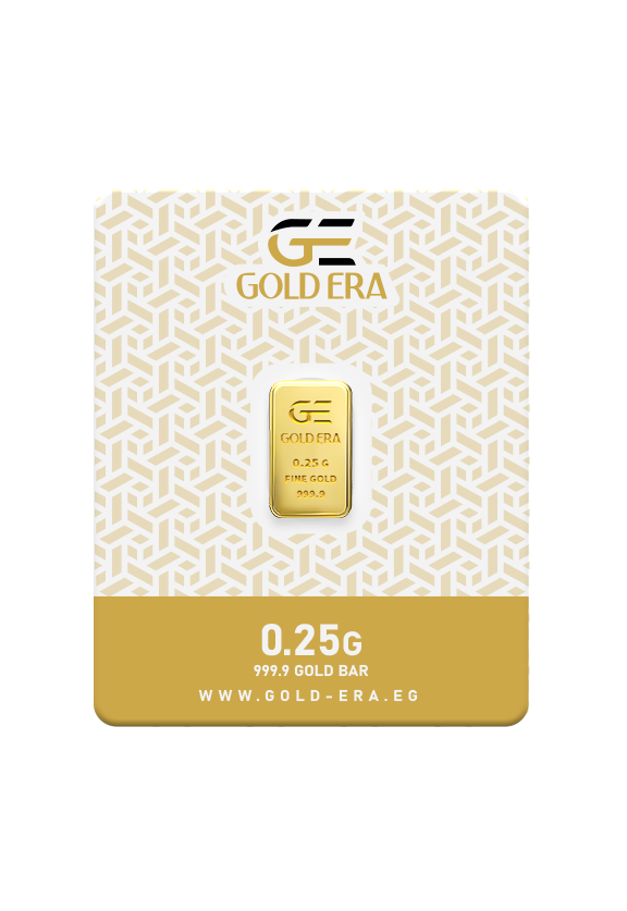 Gold Era سبائك ذهبية مغلفة 0.25 جرام
