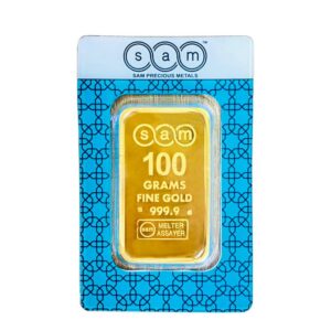 SAM 100 Gram - Gold Bar [24K]