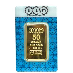 SAM 50 Gram - Gold Bar [24K]