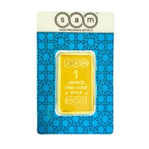 SAM 31.10 Gram (OZ) -Gold Bar [24K]