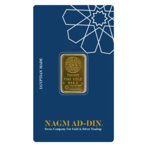 NAGM AD-DIN 0.100 Gram - Gold Bar [24K]
