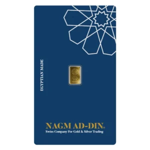 NAGM AD-DIN 0.25 Gram - Gold Bar [24K]