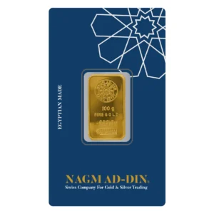 NAGM AD-DIN 100 Gram - Gold Bar [24K]